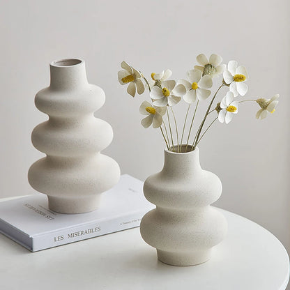 Nordic Minimalism: Ceramic Vase for a Modern Home