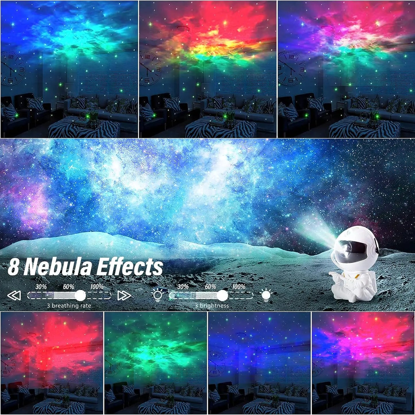 CosmicDream: Starry Sky LED Projector