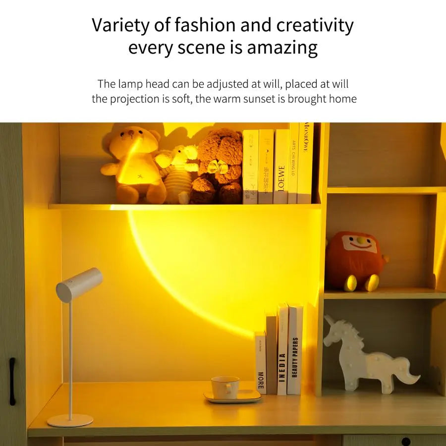 LED Desk Lamp for Study, Eye Protection, USB Rechargeable, Touch Dimming, Reading Light, Bedside Table Lamp